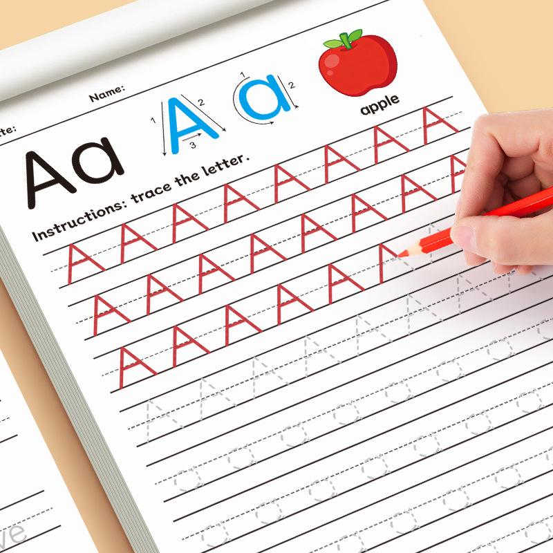Learning Workbook Preschool - كتاب تدريب على الكتابة بالحروف من