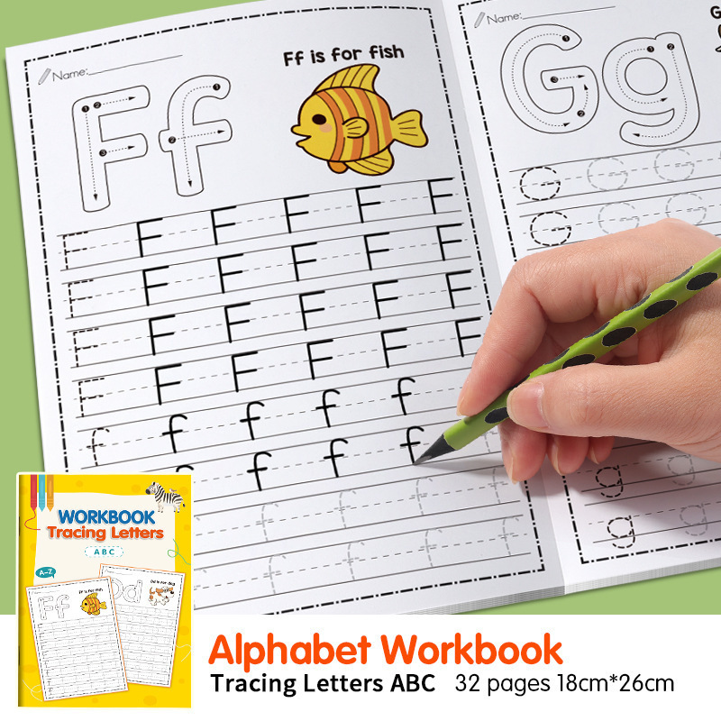 Learning Workbook Preschool - كتاب تمارين الأبجدية للأطفال في مرحلة