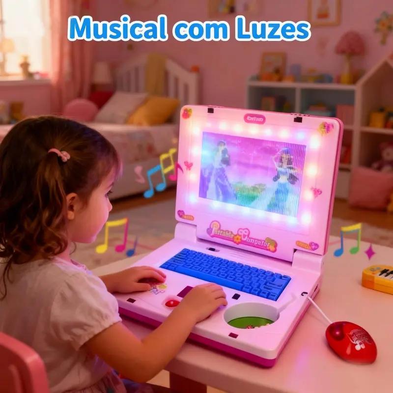Kids Education Laptop - لعبة كمبيوتر محمول موسيقية صغيرة للأطفال،