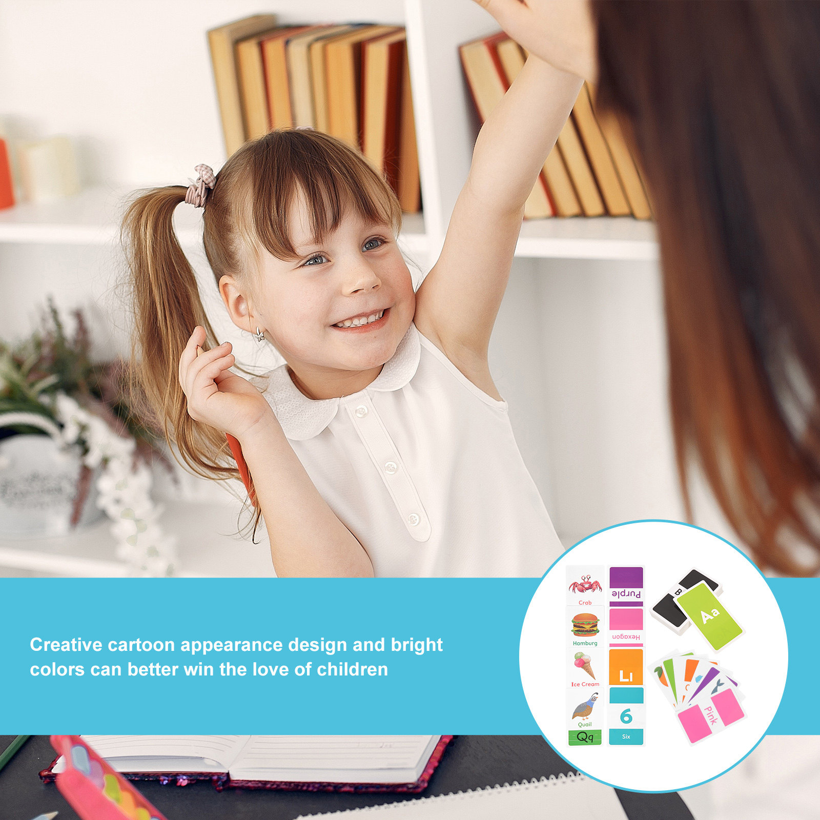 58 قطعة من بطاقات التعلم المبك - مراجعة Kids Education Design وسعره