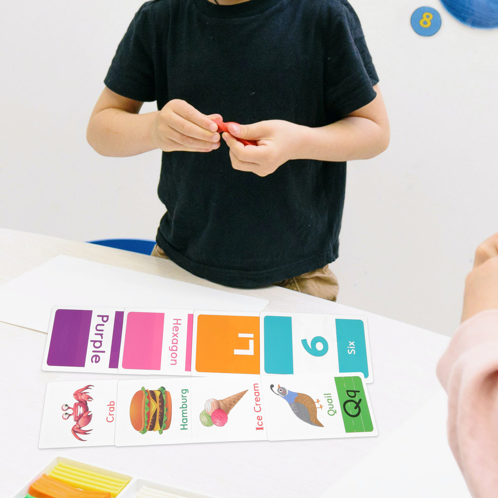 58 قطعة من بطاقات التعلم المبك - مراجعة Kids Education Design وسعره