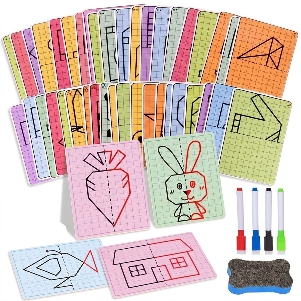 لعبة رسم متناسقة للأطفال بتصمي - مراجعة Learning Workbook Preschool وسعره