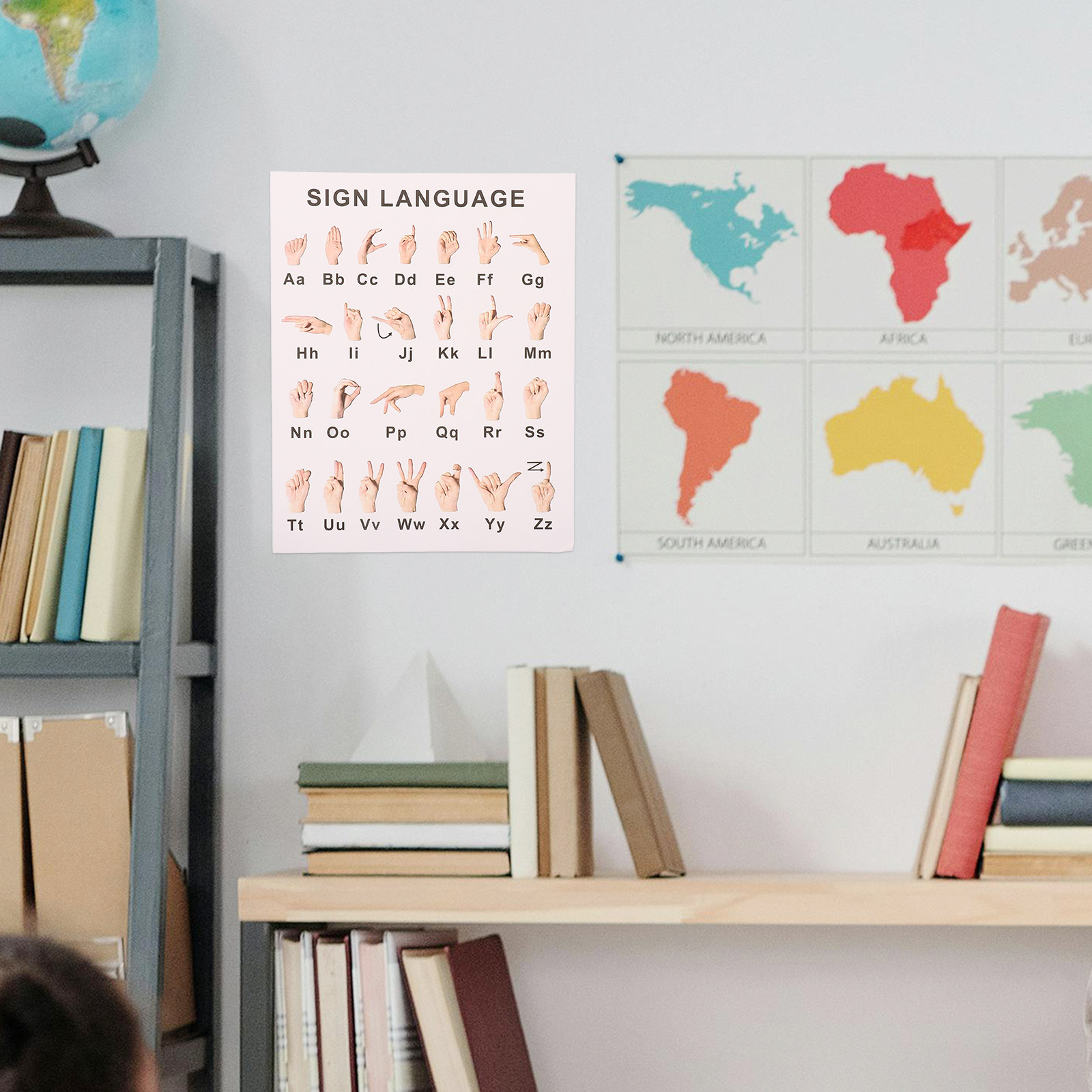 8 ملصقات تعليمية لتعليم لغة ال - مراجعة Kids Education Wallpaper وسعره