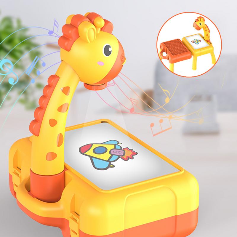 لوح رسم للأطفال مع جهاز عرض مت - مراجعة Drawing Projector Kids وسعره