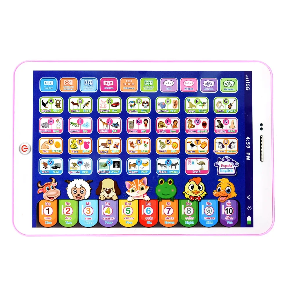 الأبجدية الإسبانية الطفل اللوح - مراجعة Kids Education Laptop وسعره