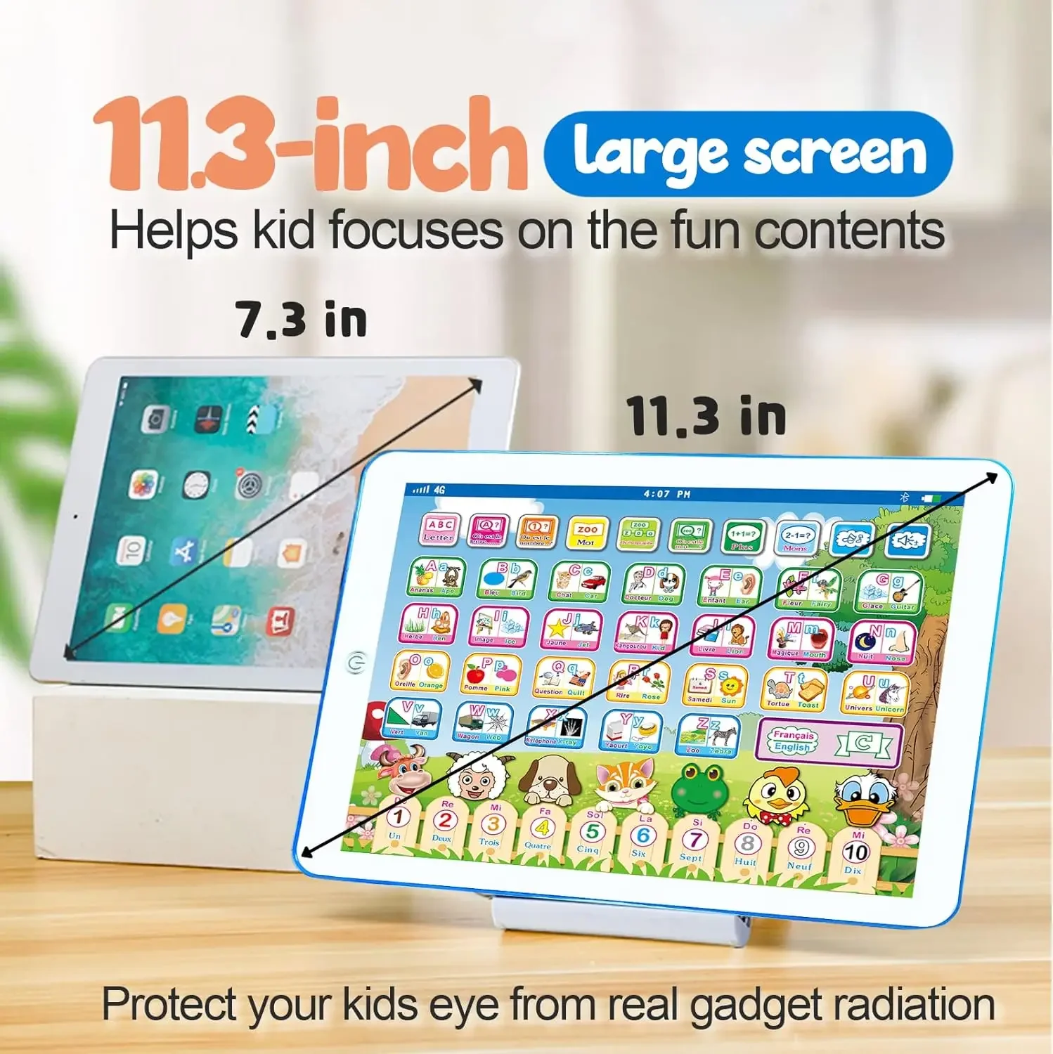 لعبة لوحية تعليمية ثنائية اللغ - مراجعة Kids Education Laptop وسعره