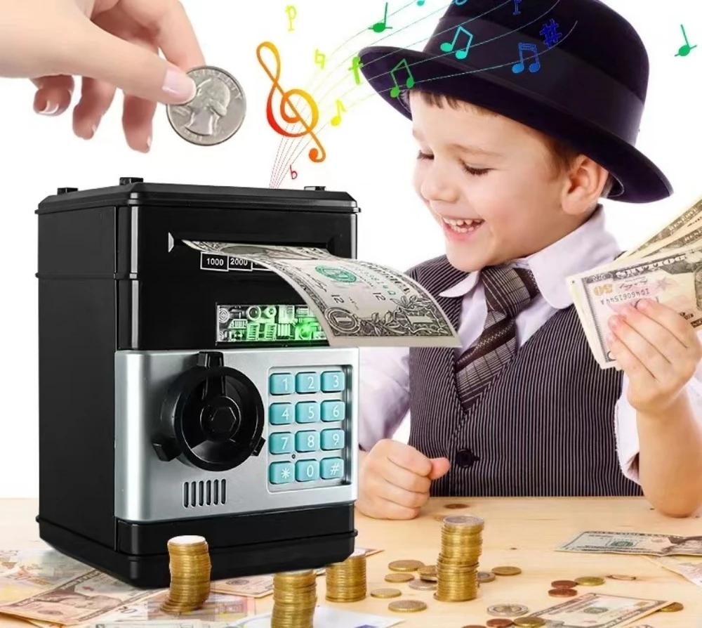 بنك أصبع إلكتروني ATM كلمة الم - مراجعة Kids Education Money وسعره
