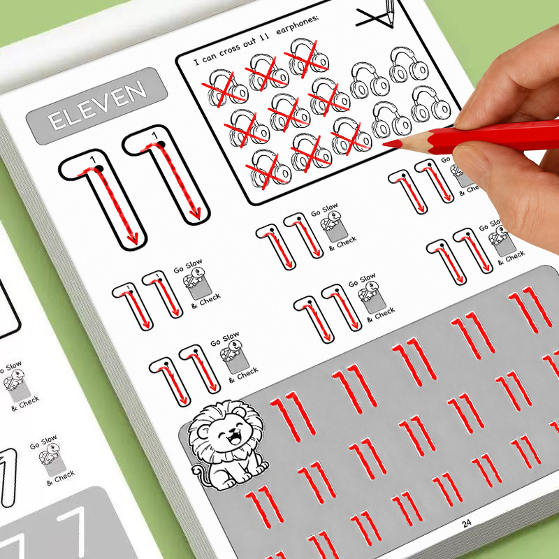 كتاب تدريب على تعلم الأرقام من - مراجعة Learning Workbook Preschool وسعره